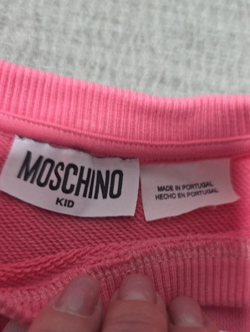 Moschino Kids Pink Logo Sweatshirt & Shorts Set